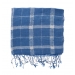 SILVER BLUE TARTAN SCARF