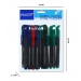 Permanent Markers Blue/Green/Red Pack of 15