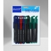 PERMANENT MARKERS BLUE/GREEN/RED PACK OF 15