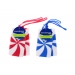 TRAVEL SMART LUGGAGE TAGS TIE DYE 2 PACK
