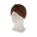 Ladies Soft Hair Turban Head Wrap- Brown