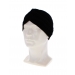 Ladies Soft Hair Turban Head Wrap- Black Velvet