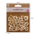 Wooden Alphabet Letter Tiles, 30 Pack