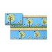 Gift Wrap Paper Blue Sky with Birds & Tree
