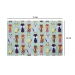 Gift Wrap Paper Blue W/ Patchwork Funky Cats