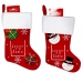 CHRISTMAS CRAFT STOCKING RED 2 DESIGNS