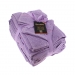 Satin Towel Set Lilac 6pcs- 2 Bath/Hand/Face