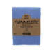 Flannelette 100% Brushed Cotton Single Flat Sheet- Blue