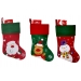 CHRISTMAS CRAFT STOCKING RED/GREEN 3 PACK