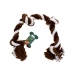 Wholesale Brown & White Braided Rope Toy With Tassels