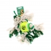 Wholesale Tennis Ball Tug Toy With 4-way Tassels
