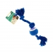 Wholesale Blue Twisted Knotted Rope Toy With Frayed Ends
