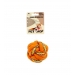 Bright Orange Rope Dog Toy - Colourful Ball