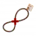 Wholesale Rainbow Rope Dog Toy - Figure 8 Pull Design