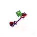 Slim Bone-Shaped 2-Knot Dog Rope 