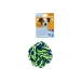 Fluorescent Green/Blue Woven Ball Toy