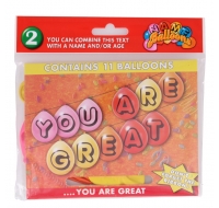YOU ARE GREAT 11 BALLOONS
