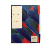 WILD 4 FILE FOLDERS & 15 TAB LABELS 