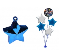 ROYAL BLUE STAR BALLOON WEIGHT