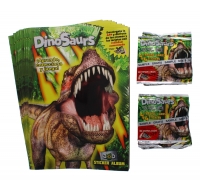 DINOSAUR ALBUM 25 PACK & 50 STICKERS SPANISH