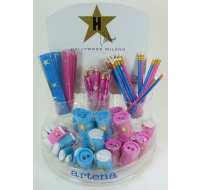 HOLLYWOOD MILANO GOLD STAR STATIONARY 84 PCS
