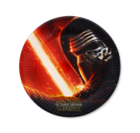 Starwars The Force Paper Plates 23cm Pack of 8
