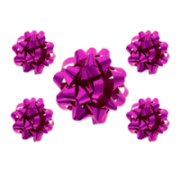 Metallic Shine Magenta Gift Bow