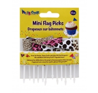 PARTY CRAFT MINI FLAG PICKS SAFARI