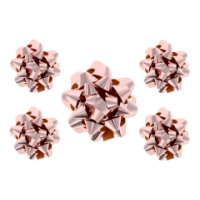 Rose Gold Metallic Shine Gift Bow