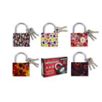  Wholesale 63mm Floral Design Padlock