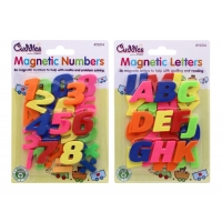 CUDDLES MAGNETIC NUMBERS/LETTER 26 PC 