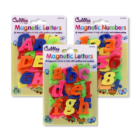CUDDLES MAGNETIC NUMBERS/LETTER 26 PC 