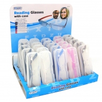 RYSONS READING GLASSES WITH COVER