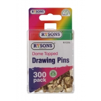 RYSONS DOME TOPPED DRAWING PINS 300 PACK