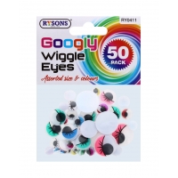 GOOGLY WIGGLE EYES 50 PACK