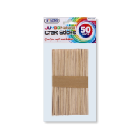 RYSONS JUMBO NATURAL CRAFT STICKS 50 PACK