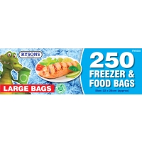 250 LARGE FREEZER & FOOD BAGS