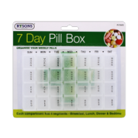 RYSONS 7 DAY WEEKLY PILL BOX