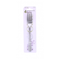STAINLESS STEEL FORKS 4 PCS
