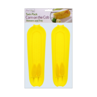 FIG & OLIVE TWIN PACK CORN-ON-THE-COB TRAY & SKEWERS