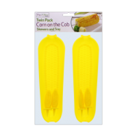 FIG & OLIVE TWIN PACK CORN-ON-THE-COB TRAY & SKEWERS