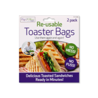 FIG & OLIVE RE-USABLE TOASTER BAGS 2 PACK