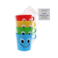 FIG & OLIVE SMILEY CUPS WITH HANDLES 4 PACK