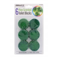 JIATING 6 PINE SCENTED TOILET BLOCKS