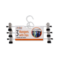 JIATING METAL TROUSER HANGER 3 PACK