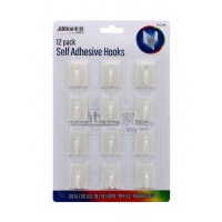 JIATING 12 PACK SELF ADHESIVE HOOKS 