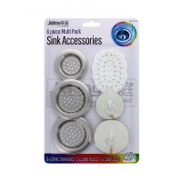 6 PCS MULTI PACK SINK ACCESSORIES 