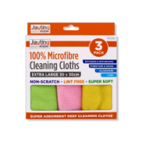 JIATING MICROFIBRE CLEANING CLOTHS 3 PACK