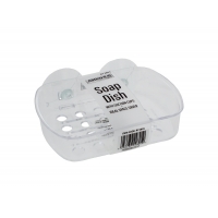 JIATING SUCTION SOAP DISH CLEAR