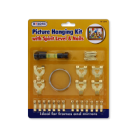 RYSONS PICTURE HANGING KIT + LEVEL 